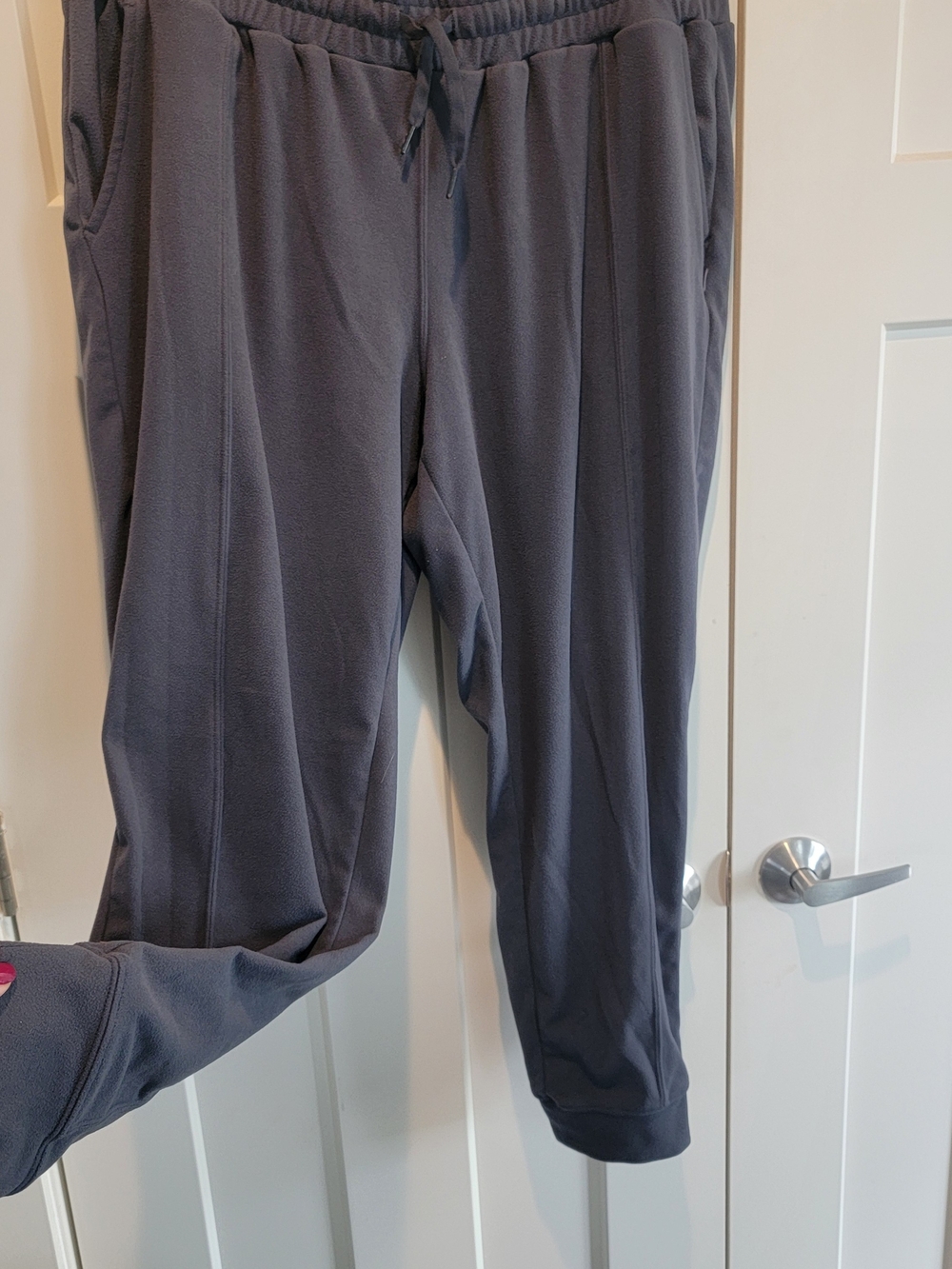Mondetta Men's Gray XL Jogger Pants Fleece Drawstring Pockets Poly/Spandex